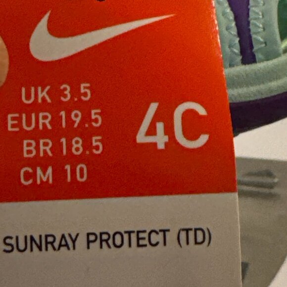 Nike Kids Water Shoes - Purple and Mint - Picture 3 of 4